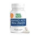 FeelGood Superfoods Beta- Alanine Kapsules - Amino Acid Pre Workout Suplement - 3200mg Beta- Alanine Per Service - Muscle Endurance & Workout Performance Support - High Absorpsi
