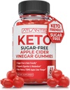 Nutrition Atlantis Sugar- Free Keto ACV Gummies untuk Wheight Loss - Apple Cider Vinegar Formumies dengan 750MG ACV Per Serving - Pasokan Ditrable, Weight Los, Detox & Cleansing - 60 Count