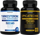 DORADO NUTRISI Epicachin Extract 750mg Per Serving - (120 Kapsul) dan Suplemen Turkesteron 500mg (120 Kapsul)