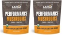 Laird Superfood Organic Performance Mushroom Blend with Chaga, Cordyceps, Lion 's Mane and Maitake for Energy and Cognition, 3.17 oz. Tas, Kemas 2