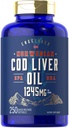 Carlyle Cod Liver Oil Softgeels 124; 1245mg 124; 250 Menghitung 124; Norwegia 124; Non GMO, Gluten Bebas