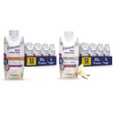 Pastikan Max Protein Nutrition Shake dengan 30g Protein, 1g Sugar, High Protein Shake, Creamy Peach & French Vanilla, Liquid, 11 fl oz (Paket 12)