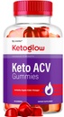 KetoGlow Keto ACV Gummies - Formula Keto Glow Gummium ACV Premium All Natural Gummys 1050mg, Keto Apple Cider Lanjut Formula, KetoGlow Dukungan Review, 60 Gummies selama 1 Bulan
