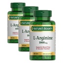 Nature 's Bounty L-Arginine 100mg for Supporting Blood Flow and Vascular Fungsi - Non-GMO, Gluten Free, 50 Tablet (Paket 3)