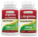 Terbaik L-Arginine NO Booster 1300 mg & L- Arginine 1000 mg