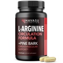 L-Arginine 1800mg dan Pine Bark Extract 100mg - Nitric Oxide Suplement for Men - Performance Suplement for Men 's Health - 90 Count - Endurance, Recovery Support - Vegan, Non-GMO Capsules
