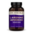Dr. Mercola L-Arginine Lanjutan, 30 Pelayan (90 Kapsul), 1.000 mg Per Serving, Tambahan Dietary, Pasokan Produksi Energi, Non- GMO