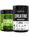 Jacked Factory Nitrospush Pre- Workout in Black Cherry & Creatine Monohydrate for Men & Women