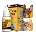 Ear Drops for Ear Infeksi Treatment, Ear Mites Treatment, Dog Yeast Soothing Cleansing, Ear Wax Removal, Itchy Ear Relief for Dogs and Cats 124; 20 ml 0.67 FL OZ