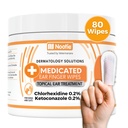 Nootie Mediated Ear Finger Wipes with Chlorhexidine for Dogs, Gentle Dog Ear Cleaning Wipes for Itchy, Sensitive Ears - Helping Hapus Wax, Dirt Buildup, & Odor 80 Wipes - Made in USA
