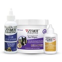Zymox Enzymatic Ear Wipes, Ear Cleanser, & Otic Plus Ear Solution Hydrocortisone Bebas untuk Dogs dan Kucing - Produk Bundle - untuk Dirty, Waxy, Bau Telinga dan untuk Infeksi Ear