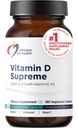 Desain untuk Health Vitamin D Supreme - Vitamin D 5000 IU dengan 2000mcg Vitamin K sebagai MK4 untuk Kesehatan Tulang, Kesehatan Jantung, Mood & Imune Dukungan - Vitamin D3 Diaktifkan dengan GG Suplemen (180 Capsules)