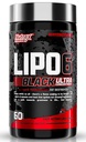 Nutrex Research Lipo-6 Black Ultra konsentrasi 124; Thermogenic Energizing Fat Burner Supplement, Meningkatkan Wheight Los, Energi & Intense Fokus 124; Capsule, 60Count