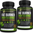 Premium Green Tea Extract Fat Burner Explement EGGG-Natural Appetite Suppressant- Healthy Woss Diet Pill yang bekerja cepat untuk Perempuan dan Men- Detox Metabolisme Booster untuk Membakar Kecepatan Belly Fat -2