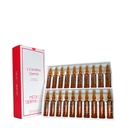 Formula target L-Carnitine Dermik 20 Afoules x 5 ml (3.38 fl oz) dirancang untuk mendukung metabolisme lemak dan meningkatkan penampilan kulit di daerah rentan terhadap selulit dan kehilangan kepastiannya.