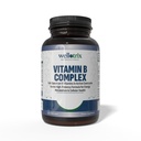 Wellotrix Advanced B-Complex - Full Spectrum of 8 Estible B Vitamins (B1, B2, B5, B6, B9, B12) dalam Bentuk Koenzim Aktif - Mendukung Metabolisme Energi & Cellular Kesehatan - 120 Capsules