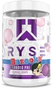 RYSE Loaded Pre Workout Powder - Bazooka Grape - Daily Pre- Workout for Men & Women with 390mg Caffeine, Beta Alanine, and Citruline for Pump, Focus, and Energy - 30 Servings