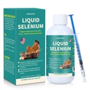 Liquid Selenium untuk Poultry Supports Muscle Function Stress Response Immune Balance Antioksidant Dukung untuk All Poultry 3.4 lf oz