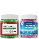 Zinc Gummies & Lipomal L Theanine 500mg Gummies
