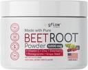 Beet Root Powder - Nitric Oxide Boost and Heart Health - None-GMO Superfood Suplement - Natural Berry Mix Flavor, 30 Servis