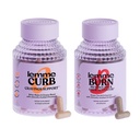 Lemme Curb and Burn - Metabolisme, Craulings Dukung & Weight Management dengan Clinically Studically Chromium Piolinate, Gynostemma, Cinnamon, Green Tea, Vitamin B6 & B12 - Gluten- Free, 60 Count Ea