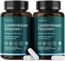 Scan Lumbrokinase Supplement (120 pelayan) 40mg / Serving (Max Activity - 800.000 Units) - Lumbrokinase Enzymes Kapsules for Energy Dubble, Cognition & Gut Health - mirip dengan Nattokinase