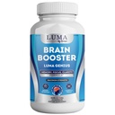 Tambahan Dukungan Otak untuk Clarity, Memory, Mood, Fokus, Mental Performance - Natural Nootropic untuk Kognitive Fungsi - dengan GABA dan Teh Hijau Ekstrak - 60 Capsules