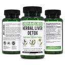 Siberian Green Herbal Detox dengan Milk Thistle Artichoke Dandelion 60 Capsules - Tradisional Siberia Formula Plus Enzymes untuk Mendukung Kesehatan Hati