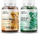 Wild & Organic Lion 's Mane Gummies & Ginkgo Biloba Gummies