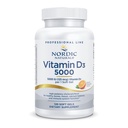 Nordic Averal Pro Vitamin D3 5000, Orange - 120 Mini Soft Gels - 5000 IU Vitamin D3 - Support Heally Bones, Mood & Imune System Fungsi - Non-GMO - 120 Servings