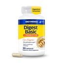 Enzymedica, Digest Dasar + Progres, Enzymes Digetical Lembut dengan 400 Juta CFU Aktif Kultur per Capsule, 30 Kapsul