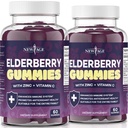 Premium Elderberry Gutract - Gluten Free & Vegetarian - 120 Gummi