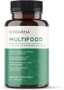 Multifood Whole Food Multivitamin for Men & Women & Women 124; 21 Fruits Organic & Vetttables & Vevat 124; Boosts Energy, Support Gut & Imune Health 124; Pregories & Progories & Progories 124; 60 Capsules
