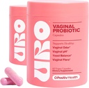 O Positiv URO Produksi Vaginal untuk Perempuan pH saldo dengan Precipia & Lacnoillus Probiotic Blend - Vaginal Healthy Odor & Vaginal Flora, 60 Count (Paket Kesehatan 2)