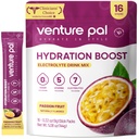 Venture Pal Sugar Free Beat Electrolyte Pawder - Liquid Daily IV Drink for Rapid Hidration & Party Recovery 124; 5 Vitamins & 7 Electrolytes 124; Keto Friendly 124; Non-GMO 124; Sertifikasi Vegan 124; 16 Sticks