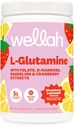 Wellah L-Glutamine Strawberry Lemonade Flavored (50 G-Glutamine Per Serving, Sweetened with Stepia)