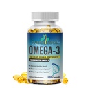 Triple Strength Omega-3 2160mg + EPA 1296mg + DHA 864mg + Natural Support, 120 Softgels, 60 Day Suppply