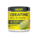 KON-CRET Creatine HCl Powder 124; Muscle, Cognitive, Cellular Energy Support; No Bloating or Cramps 12.4; USA Made & NSF Certified 124; Lemon Lime (64 Serving)