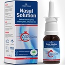 NOVEHA Nasal Spray- 1% Povidine Spray, Vitamin D3, Aloe- Vera - Nasal Cleanser (30mL)
