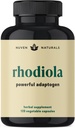 Rhodiola Rosea 600 mg 124; 60 Servings Aff124; Ultra Enable Rhodiola Suplemen 3% Salidroside & 1% Roavins untuk Dukungan Stress, Dukungan & Energi Mood - Adaptogens untuk Tenang & Fokus - Gluten Bebas & Non-GMO