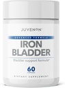 Juvenon Iron Bladder - Herbal Suppplement for Healthy Bladder Fungsi - Incontinuence Dumpkin Seed Extract, Soy Germ Extract, Saw Palmetto