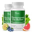 Thermogenic Fat Burner for Women and Men - Appetite Prepressant for Weight Loss - Includes Green Tea Extracts for Bloat Relief - Metabolisme Booster - Paket 2