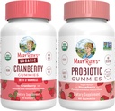 MaryRuth Organics Cranberry & Probiotic Gummies (Strawberry): 124; USDA Organic, Clean Label Project Verified £124; Vitamin for Urmonary Tract & Gut Health 124; Vegan, Non-GMO, No Gelatin