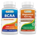 Terbaik BCAA 3200 mg & Magnesium Glycinate 425 mg