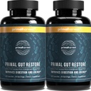 Primal Harvest 2 Pack, Restore for Gut Health, Primal Gut Restore w / POSTROW, PREWITE and PROYECORES for Women and Men, 60 CT - Distrable, Colon Cleanse, Helling Leaky Gut Repair