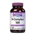 Kompleks B Bluebonnet Kompleks 100 Vegetable Capsules, Complete Full Spectrum, Vitamin B6, B12, Biotin, Fleek, Vegan, Vegetarian, Gluten Free, Soy Free, Milk, Kosher, 50 Vegetable Capsules