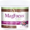 Suzy Cohen MagFocus Magnesium L-Threonate Powder dengan Magtein (Campuran Berry) Plus Magnesium Glycinate untuk Wellness, Focus, and Cognition - Bebas, Non-GMO, Vegetarian (60 Servings)
