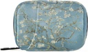 Almond Blossom Van Gogh Pill Box 7 Day Case Bag Travel Pill Organizer Bag dengan Zipper Portable Case Compact Size for Vitamin Suplemen Hoder