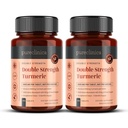 Dua kekuatan Turmeric - Besar 1000mg x 360 Tablet - 200% lebih Turmeric dan Natural Levels dari Mampu Curcumin per Talet - dengan 5mg Black Pepper Ekstrak untuk 300% Peningkatan Besar