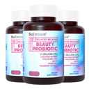 Produksi Kecantikan BioEmblem untuk Perempuan, 35 Milyar CFU 14 Strains dengan Biotin, Collagen, Pregren untuk Kesehatan Digetical, Hair Skin dan Nails, Tambahan Progral Vaginal, Shelf Stabil, 90 Caps
